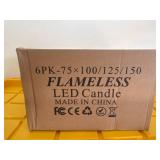 6 Pcs Halloween LED Flameless Candles with Remote Timer Battery Operated Real Wax Spooky Ghost Skull Black Cat Bat Pumpkin Witch Flickering Pillar Candle Light for Home Window Gothic Party Decor Gift