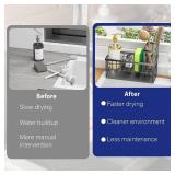 Sponge Holder for Kitchen Sink + Dish Brush with Soap Dispenser   Non-Slip Sink Caddy Organizer Rack   Wall Mounted Cleaning Brush for Dishes   Space-Saving & Multifunctional Sink Set