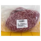 Sneaky Santa Lidded Crock Basket - Red 10 x10 x6