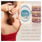 Hair Ties for Women Girls, 15 Pcs Elastics Bands Ponytail Holders for Thick Hair, No Damage No Crease Elastics BLACK