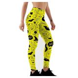 Halloween High Waisted Leggings for Women Fitness Yoga Pants Tummy Control Cycling Workout Gym XXXL