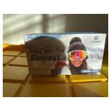 Ski/Snowboard Goggles for Men Women, OTG Snow Goggles Anti Fog 100% UV Protection Snowboarding Goggles