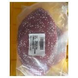 Sneaky Santa Lidded Crock Basket - Red 10 x10 x6