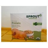 Sprout Organics Protein 8+ Months Butternut Chickpea Quinoa & Dates 6 Pouches BB 12/24/2025