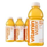 vitaminwater Zero Sugar Rise Orange Nutrient Enhanced Flavored Water Beverage, 20 fl oz Bottles, 12 Pack