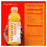 vitaminwater Zero Sugar Rise Orange Nutrient Enhanced Flavored Water Beverage, 20 fl oz Bottles, 12 Pack