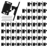 50 Pack RV Drawer Latches and Catches RV Cabinet Door Replacement Latches and Catches 10 Lbs Pull Force Latch with Mounting Screws for Camper Motor Trailor Home Office Cabinet Drawer