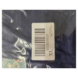 CiCiBird Womens Dressy Button Down Shirt Casual Ruffle Short Sleeve Blouse Business Work V Neck Tops XL Navy Blue