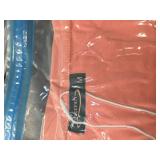 OFEEFAN Womens Tops Tulip Short Sleeve Blouses Pleated Front Summer Beach Vacation Outfits M Peach