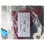 PrinStory Womens Short Sleeve Tops Summer Fashion Irregular Neck Knitted Tunic Tops Casual Loose Pullover Shirts L Wine Red