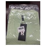 PrinStory Womens Sleeveless Textured Slim Tops Crewneck Knit Solid Summer Casual Shirts Pullover Tank Tops for Women Green L