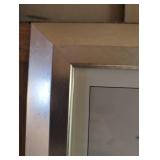 Black and White print from photo of Kansas City, MO Plaza Fountain in Silver Frame