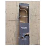 Better Homes & Gardens French Wrap silver metal curtain rod, New in box.