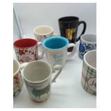 8 Decorative Coffee Mug Collection, as is. See images.