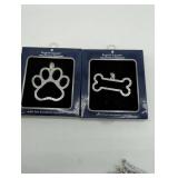 Crystal Pet Ornaments and Photo Frame Set of 4