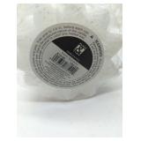 5 Shiny White Tree Place & Time Unscented Wax Candles & 1 Green Christmas tree candle. 6 count in lot.