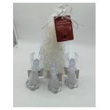 LED Angel Christmas Tree Candle Set with Timer