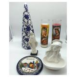 Religious Holiday Decor, 6 items.