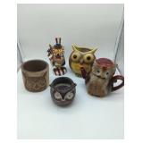 Decorative Owl Ceramic Collection