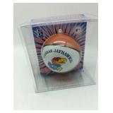 Kansas KU Jayhawks Basketball Snowman Ornament & Basketball Ornament Set! Makes perfect gift!