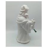 Flambro White Ceramic Antique Santa Claus Figurine, 1155A
