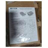 Homz Holiday Light and Ornament Storage Container with new dividers in packaging