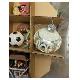 Mixed Christmas Ornament Collection - 3 Trays inside a Tote.