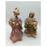 Handcrafted for Sivelstri 2 Paper Mache Court Figures