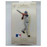Vintage Collectible Hallmark David Ortiz Red Sox Baseball Ornament, 2007