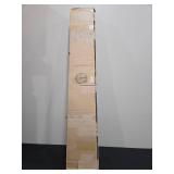 White Cordless Faux Wood Blinds for Windows with 2 in. Slats - 36.5 in. W x 48 in. L (Actual Size 36 in. W x 48 in. L)