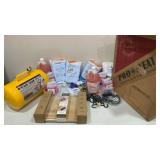 Commercial Cleaning Supply Lot with Air Tank