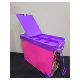 Barbie Rolling Storage Container with Compartments