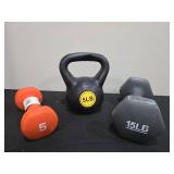 Mixed Weight Kettlebell Set
