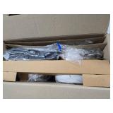 Farberware Luster 14 Pcs Stainless Steel Cookware Set with Cooking Tools, Induction Compatible, Dishwasher Safe, Metal Utensil Safe, Oven-Safe to 500°F, White