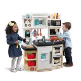 Step2 Great Gourmet Tan and White Plastic Play Kitchen Set for Kids