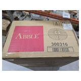 ABBLE Patio Outdoor 4PCS 115LBS Round Shaped Water or Sand Filled Umbrella Base for Offset Cantilever Umbrella,Heavy Holder with Easy-Fill Spouts,Suitable for Most of Cross Tiles,Black