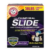 Arm & Hammer Slide Easy Clean Up Multi-Cat Clumping Litter - 38lbs