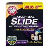 Arm & Hammer Slide Easy Clean Up Multi-Cat Clumping Litter - 38lbs