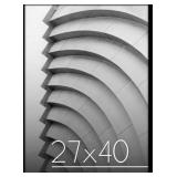 27x40 Picture Frame with Polished Plexiglass - Streamline Collection