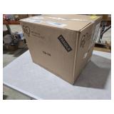 IRIS 32 Qt. Plastic Storage Bins with Lids  Stackable Storage Containers  Totes  4 Pack