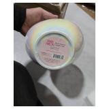 Paris Hilton Heart-Shaped Utensil jar with White Rainbow Finish, Multifunctional Kitchen Storage and Decorative vase