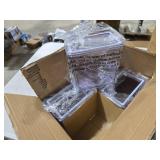 The Home Edit Medium Canisters Food Storage Containers, Clear, Pack of 4