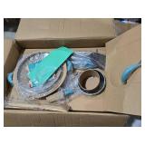 The Pioneer Woman Frontier Speckle 24-Piece Nonstick Cookware Set with Soft Grip Handles, Turquoise