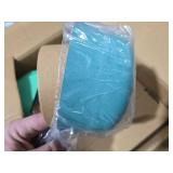 The Pioneer Woman Frontier Speckle 24-Piece Nonstick Cookware Set with Soft Grip Handles, Turquoise