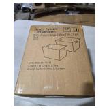 Better Homes & Gardens Medium Natural Wood Storage Bin, 2 Pack