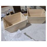 Better Homes & Gardens Medium Natural Wood Storage Bin, 2 Pack