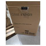 The Home Edit Bamboo Set of 2 Open Front Small Storage and Organizing Bins Brown