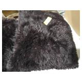 Mainstays Super Lux Shag Faux Fur Brown Pillow, 19 in x 19 in, Square 4 Pack