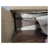 Mainstays Walnut 23\" Wood Floating Shelf 2 Pack