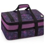 VP Home Double Casserole Insulated Travel Carry Bag - Hot or Cold Food Carrier for Trip  Party  Picnic - Durable and Stylish Double Casserole Carrier